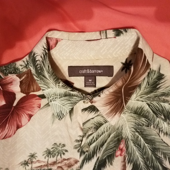 vintage Croft and Barrow brand Aloha/Hawaiian shir - Picture 2 of 5